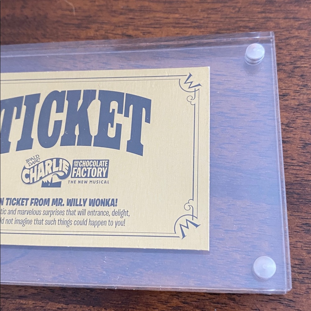 Golden Ticket Display - Picture 6 of 6